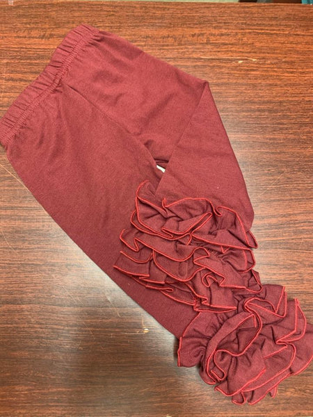 Burgundy Icing Pants