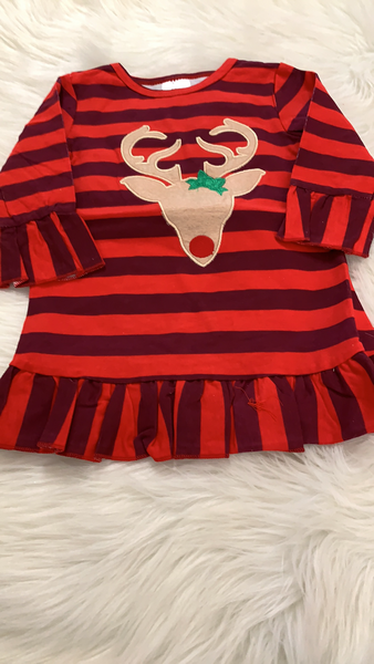 Red Reindeer Dress