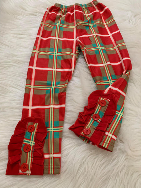 Christmas Plaid Leggins