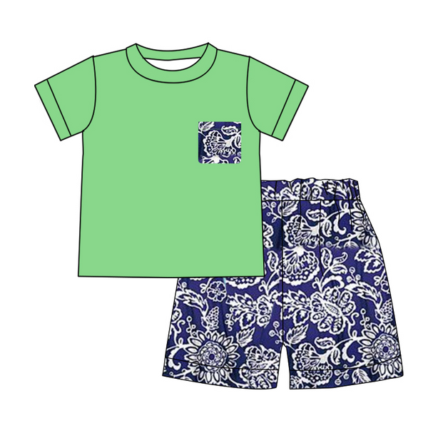 Lime Royal Short Set