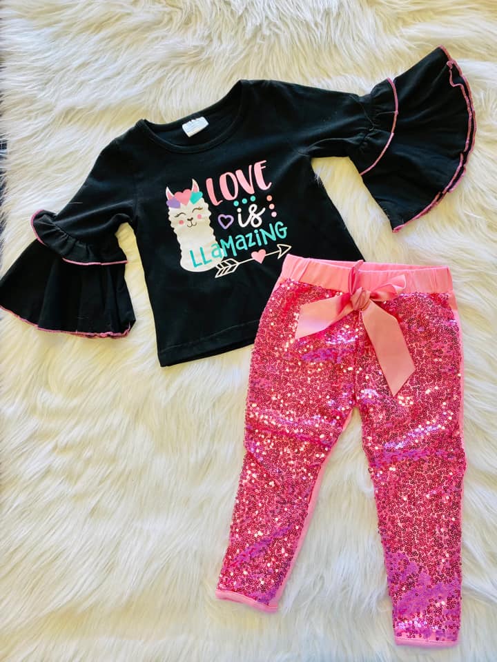 Lama Love Pant Set