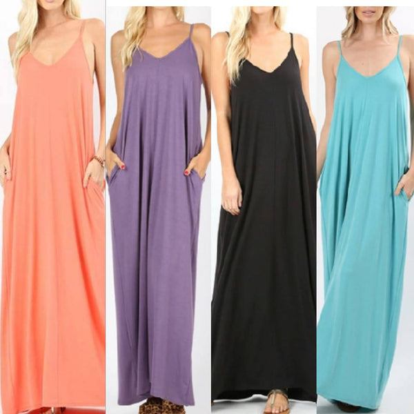 Thin Strap Maxi