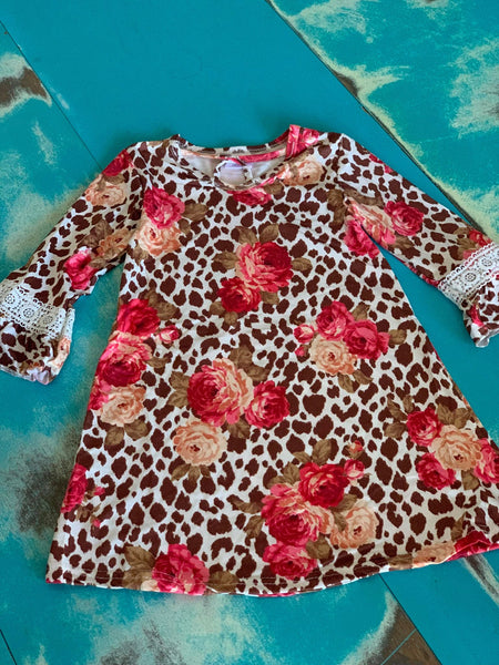 Cheetah Rose Dress