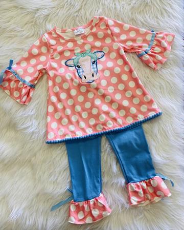 Cow Pant Set